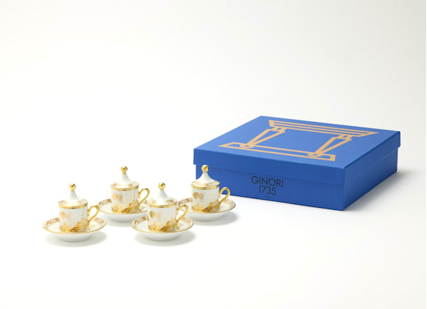 COFFEE SET FOR FOUR | GINORI 1735